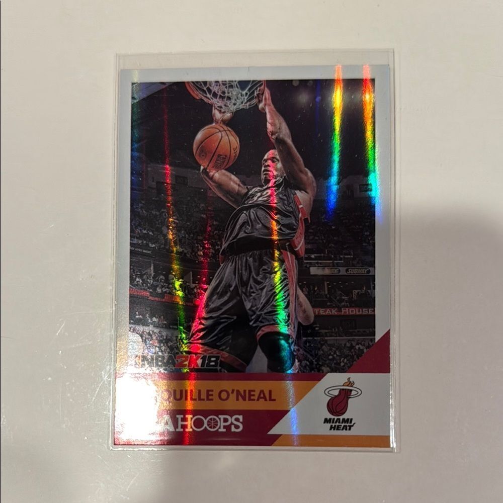 Shaquille O'Neal Trading Card - Miami Heat Edition refractor by hoops mint